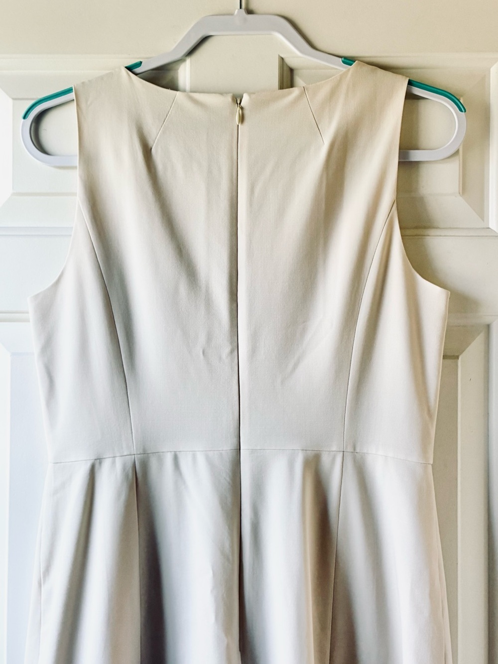 J. Crew Dress Italian Double Face Cashmere by Tollegno 1900 Cream Size 8 - Picture 8 of 15